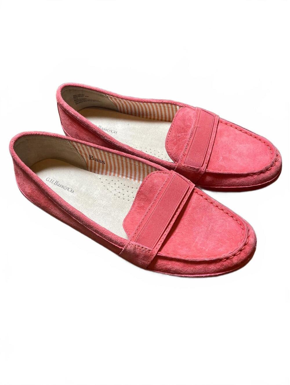 G.H. Bass Women’s Coral Suede Becky Slip on Loafer size 9.5 EUC